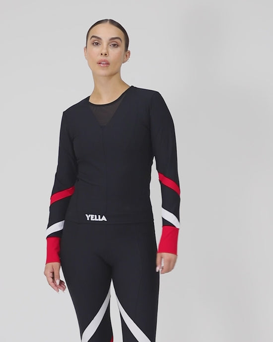 Load and play video in Gallery viewer, Simone Performance Long Sleeve
